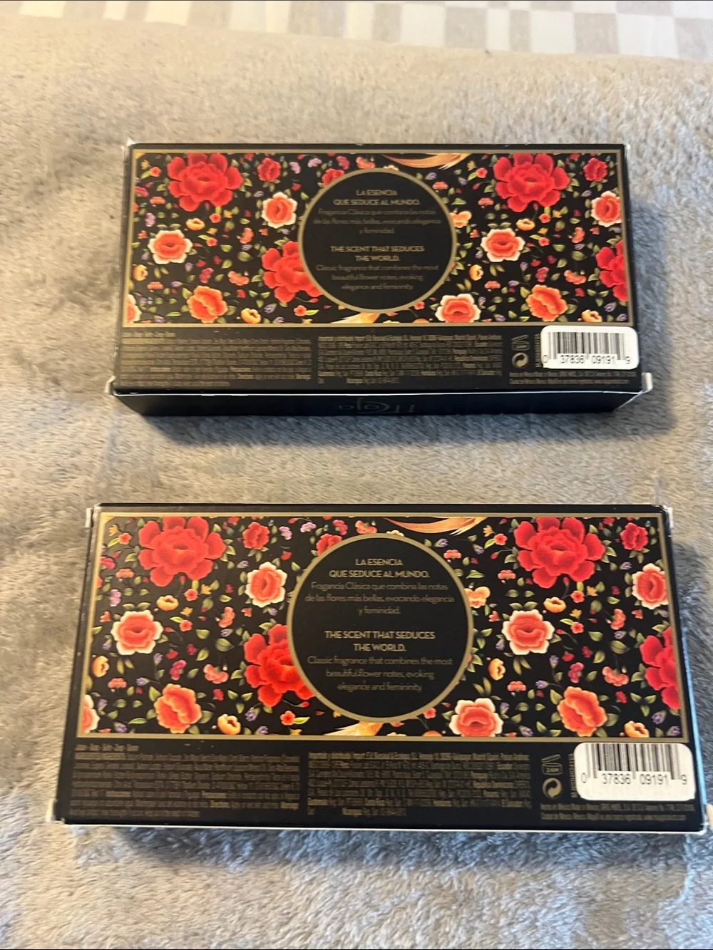 Maja Perfumed Soap set of two - Floral Black & Red Gift Box